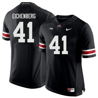 Men's Ohio State Buckeyes #41 Tommy Eichenberg Black Nike NCAA College Football Jersey Stock IDT1544UM